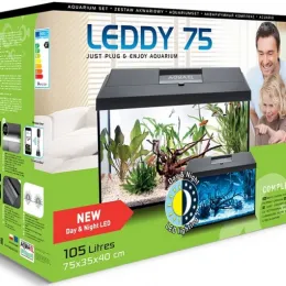 Аквариум LEDDY SET PLUS 75 DN 2.0 белый (105 л)