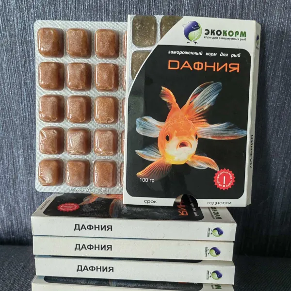 Дафния замороженная, в блистере, 100 мл. Дафния замороженная, в блистере, 100 мл. купить в Минске
