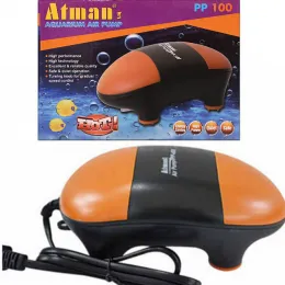 Компрессор Atman PP-100 супертихий для аквариумов до 100 литров, 100 л/ч, нерегулируемый