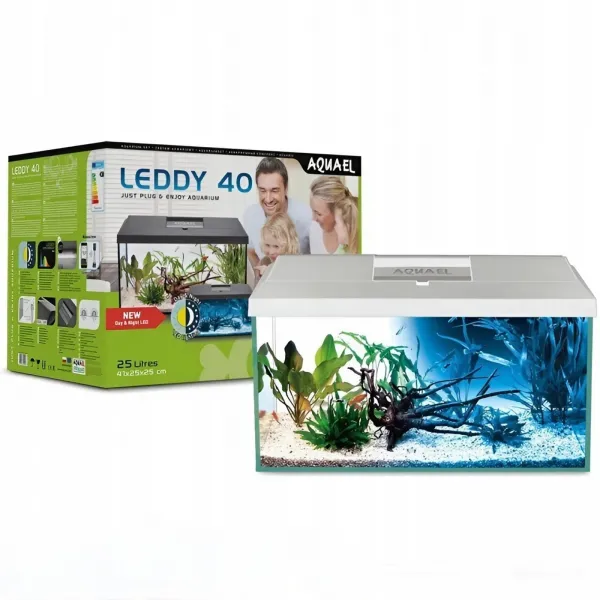 Аквариум LEDDY SET PLUS 40 D&N 2.0 белый (25л) купить в Минске