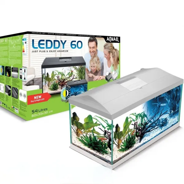 Аквариум LEDDY SET PLUS 60 D&N 2.0 черный (54 л) купить в Минске