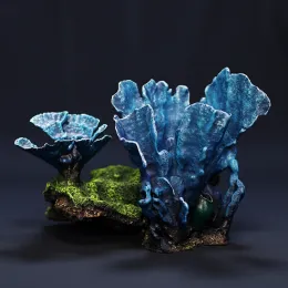 Мини риф с синим кораллом