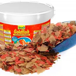 Корм для аквариумных рыбок Tetra Goldfish Flakes (хлопья) 10 литров.