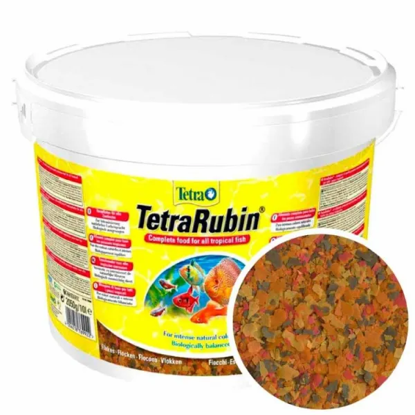 Корм для аквариумных рыбок TetraRubin Flakes (хлопья) 10 литров. купить в Минске