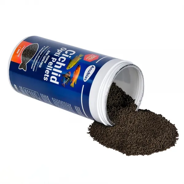 Корм для аквариумных рыбок Anubias Cichlid Opti Pellets гранулы 1мм, 1000мл (400г) купить в Минске